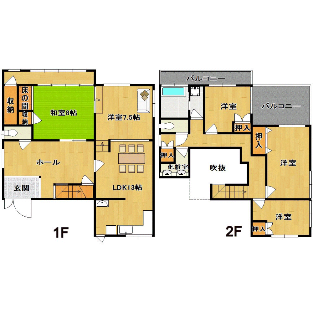 間取り図 物件：10999