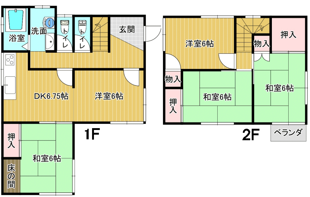 間取り図 物件：11387
