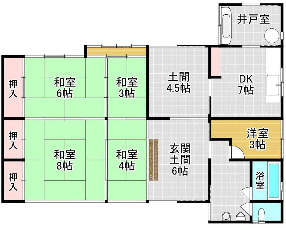 間取り図 物件：11392