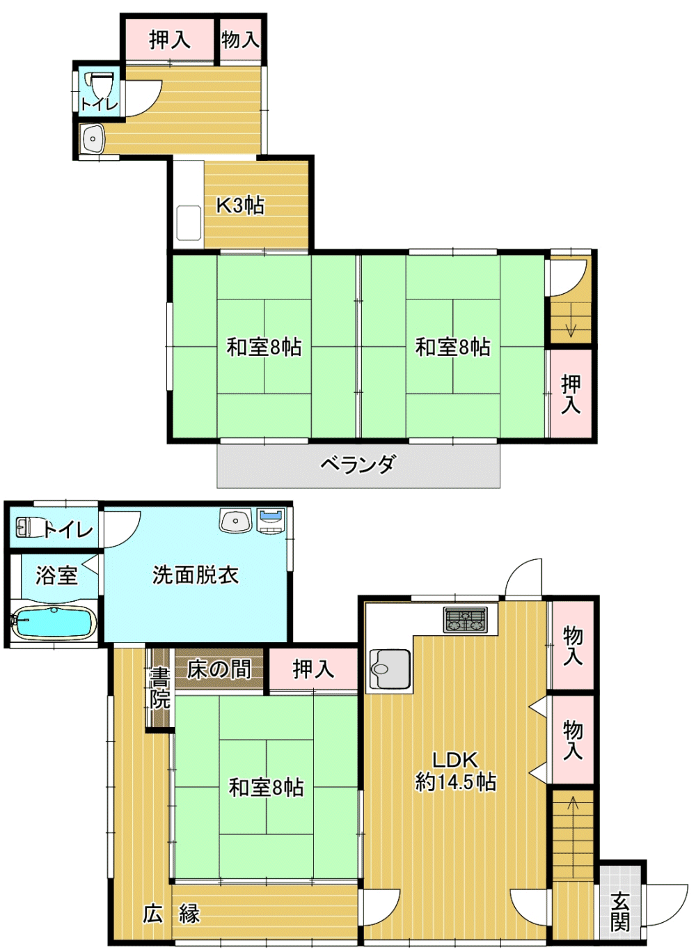 間取り図 物件：11640