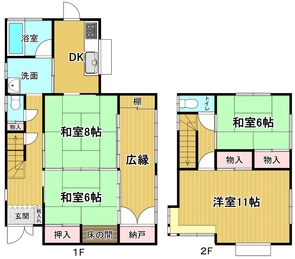 間取り図 物件：11643