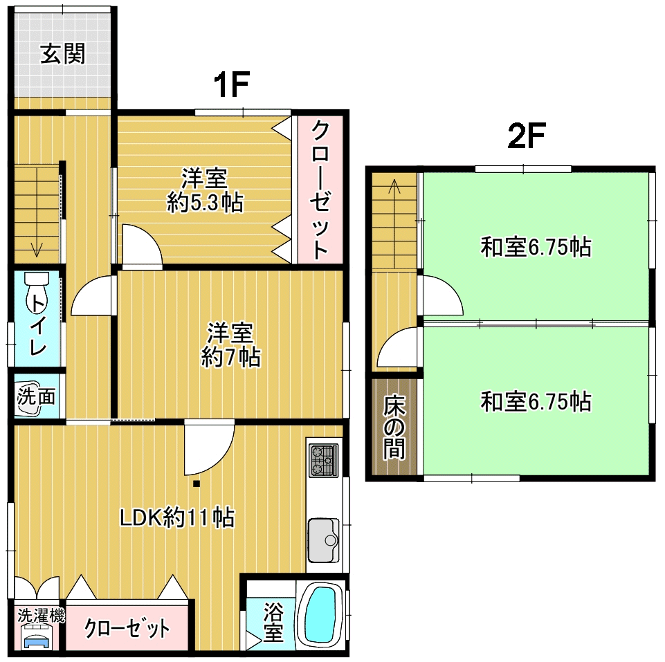 間取り図 物件：11657