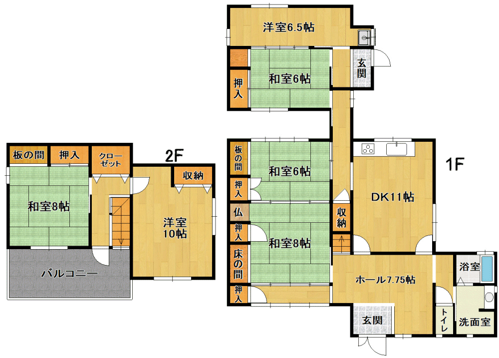 間取り図 物件：11849