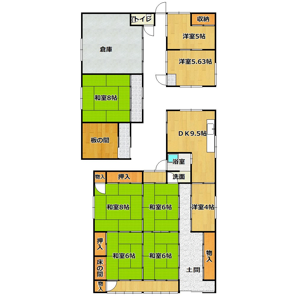 間取り図 物件：11256