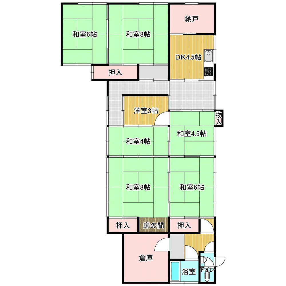 間取り図 物件：11421