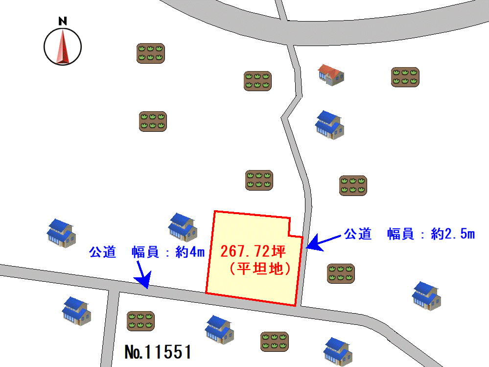 間取り図 物件：11551